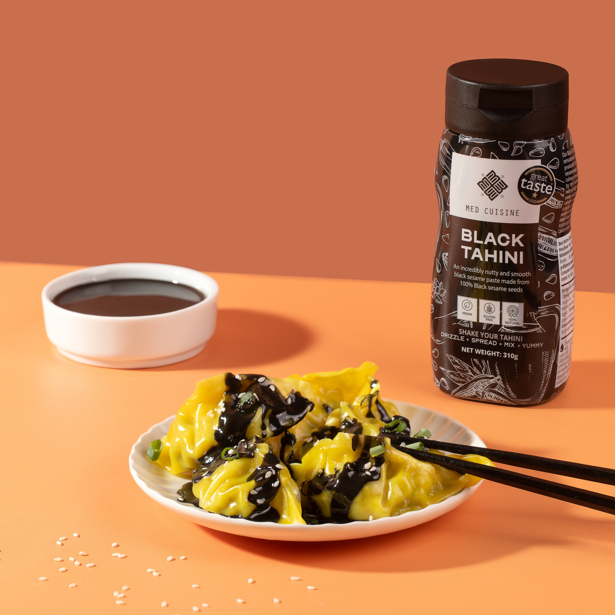 Med Cuisine – wholesale Sauce – Black Tahini - 310GR2