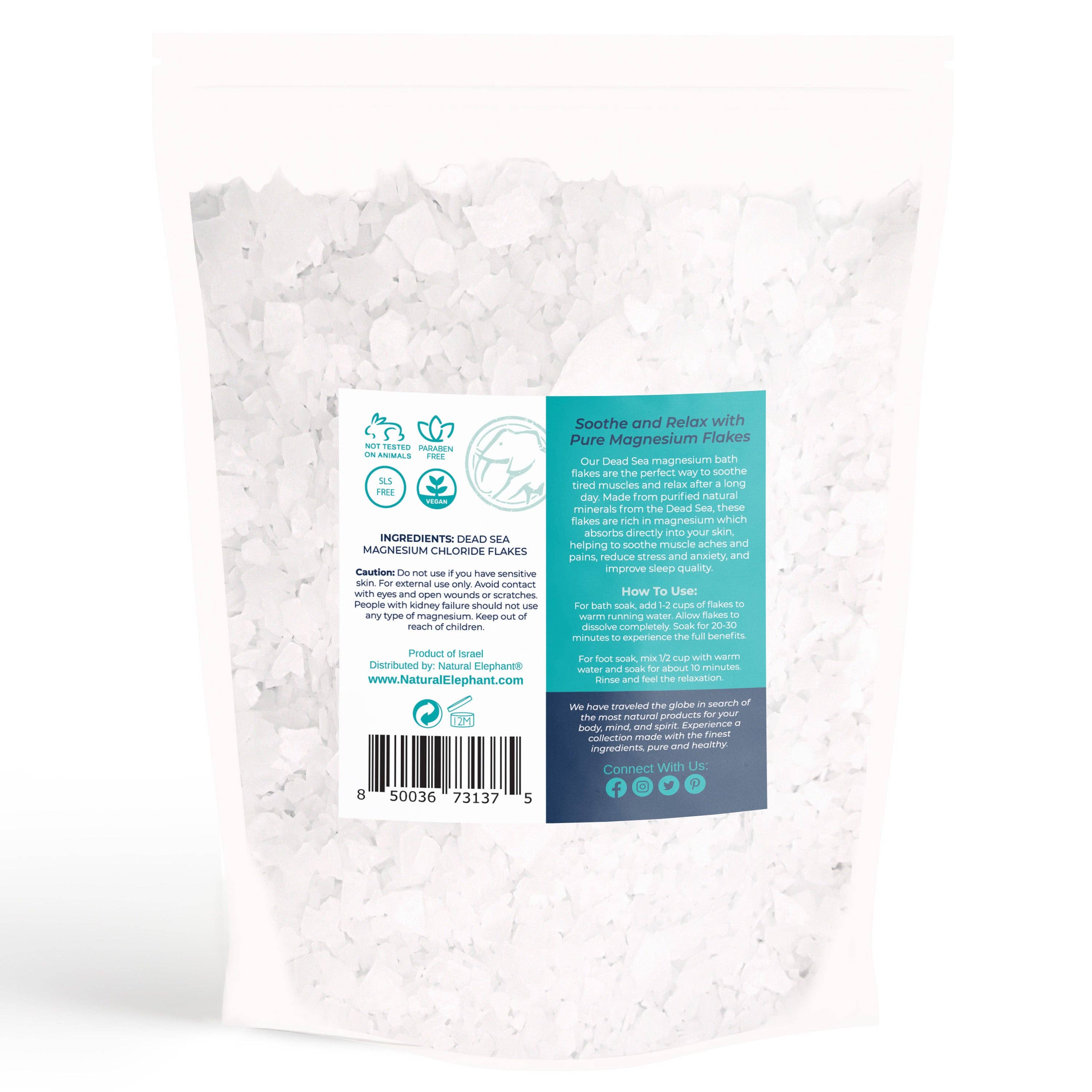 Natural Elephant - Wholesale Bath Salts - Dead Sea Magnesium Flakes8