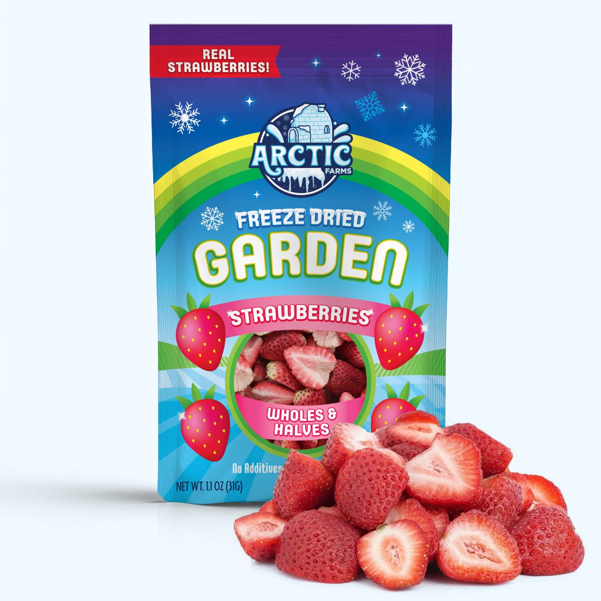 Arctic Farms - Wholesale Dried/Dehydrated Fruit - Arctic Farms Garden Freeze Dried Strawberry Wholes & Halves0