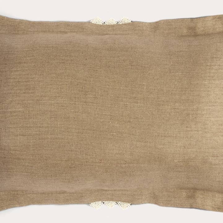 SOUPÇONS VALERIE Cuscino bianco 40x70cm per la vendita all'ingrosso da parte di Lalla De Moulati