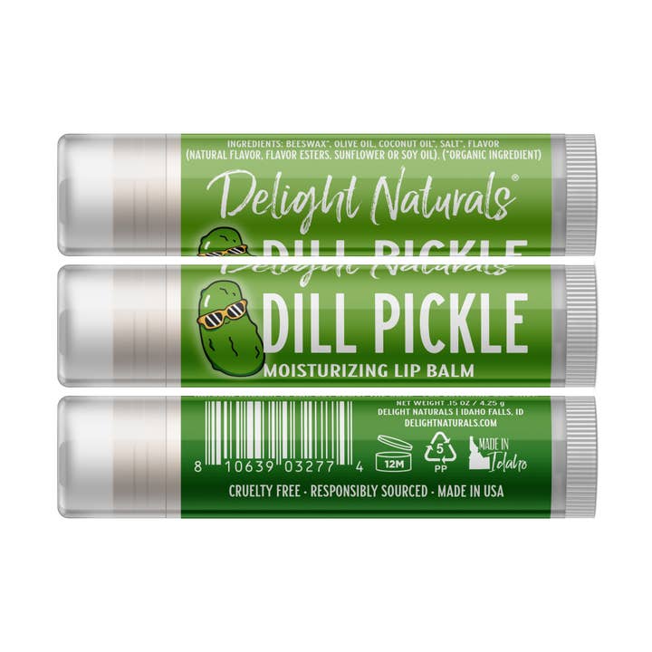 Delight Naturals - Wholesale Lip Balm - Dill Pickle Lip Balm