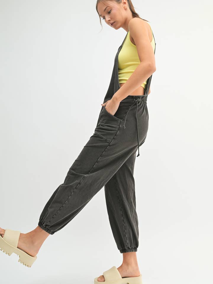 Mono B - Wholesale Overalls - Women's - Cinch & Slouch Cotton Overalls