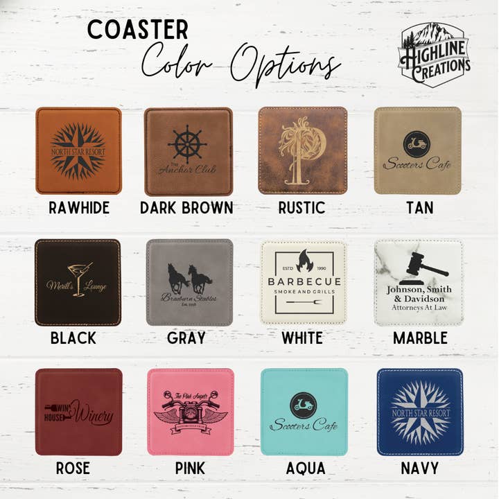 Highline Creations - Wholesale Coasters - Santa’s List Coasters