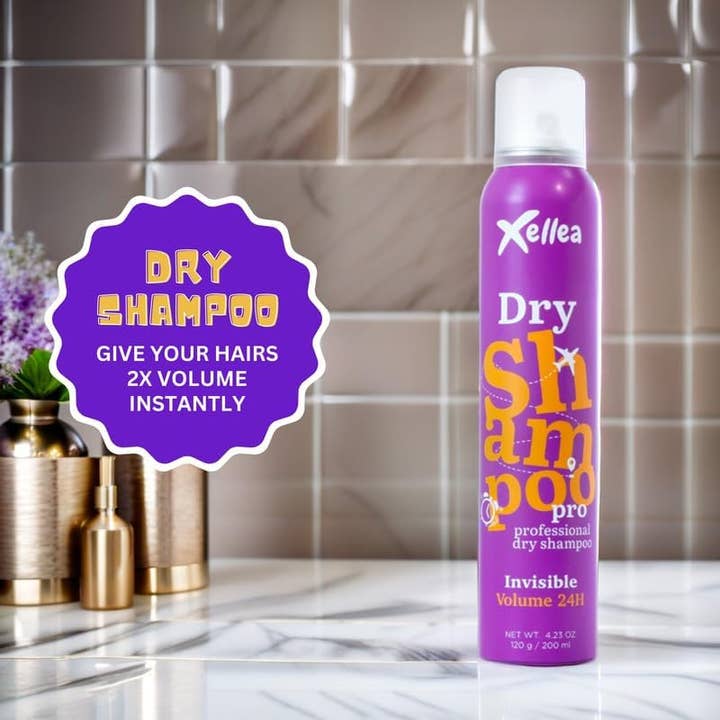 Babilo - Vendita all'ingrosso Shampoo secco - Shampoo secco volumizzante per capelli scuri, assorbimento istantaneo dell'olio, senza residui bianchi, non tossico, ideale per donne e uomini, aggiunge volume senza seccare11