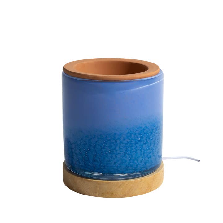 ApricotMint - Wholesale Planter Box - 4.5" LED Self Watering Art Glass Planter8