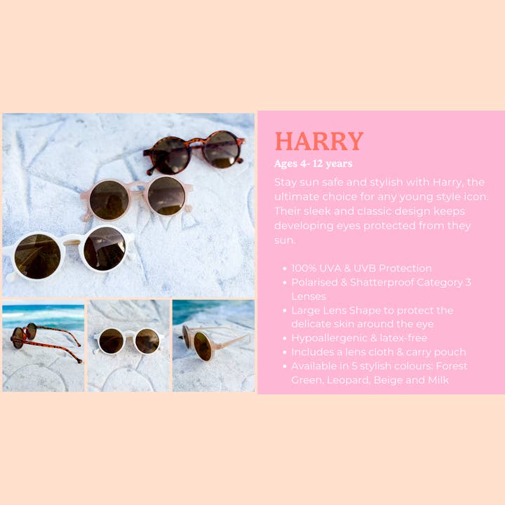 Speckles for Kids - Wholesale Sunglasses – kids - Kids Sunglasses - HARRY - Leopard5