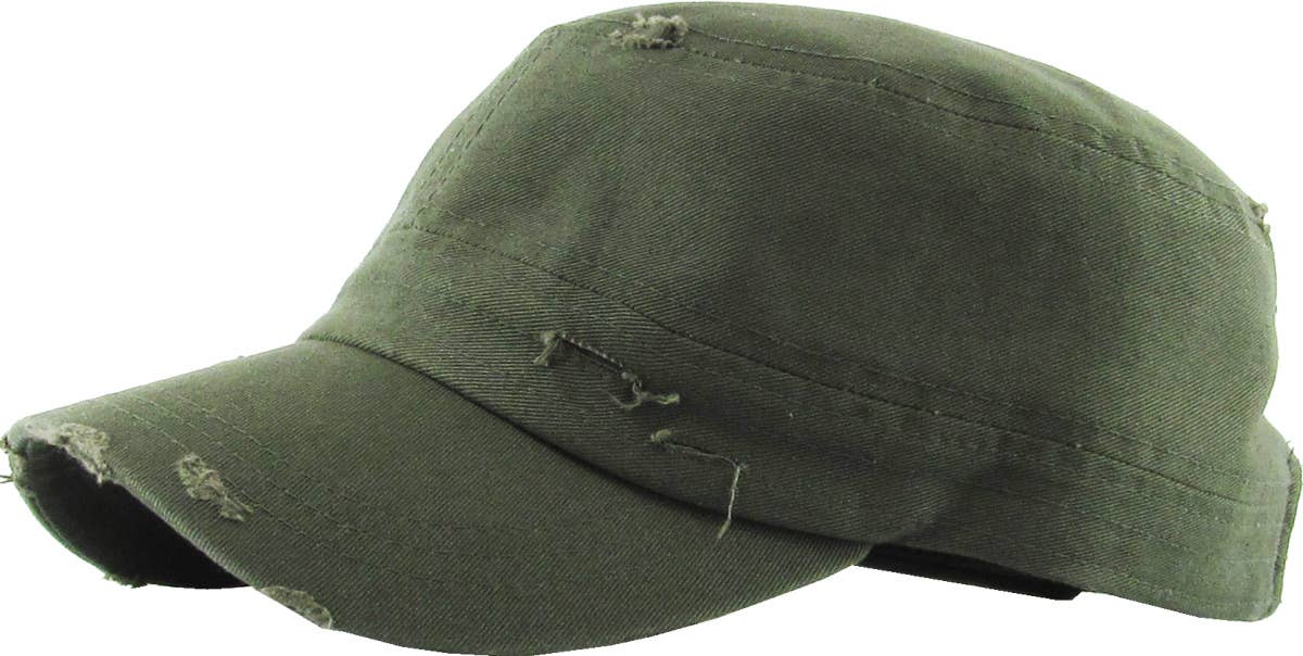 KBETHOS – wholesale Baseball cap – Men's – Distressed Army Cap (Adjustable)44