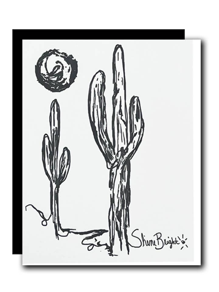 Shine Bright || Grußkarte || Ermutigung für den Großhandel von Artsy Em