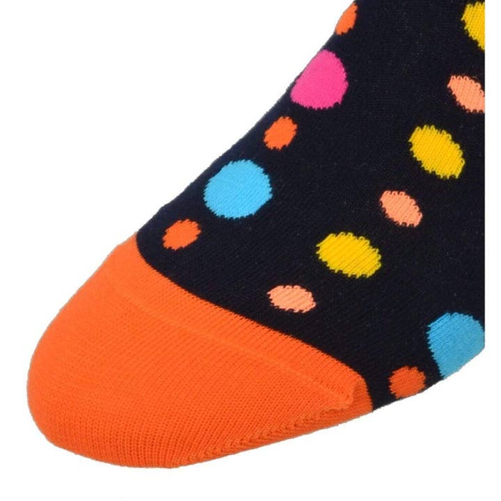 Wear Sierra - Wholesale Socks - Men's - Men's Colorful Crew Socks in Combed Cotton (3 Pair Pack)