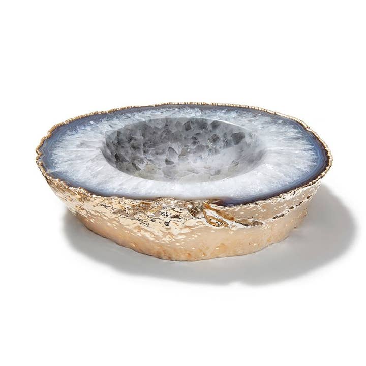 Casca Bowl, Agate & Gold for wholesale by ANNA New York