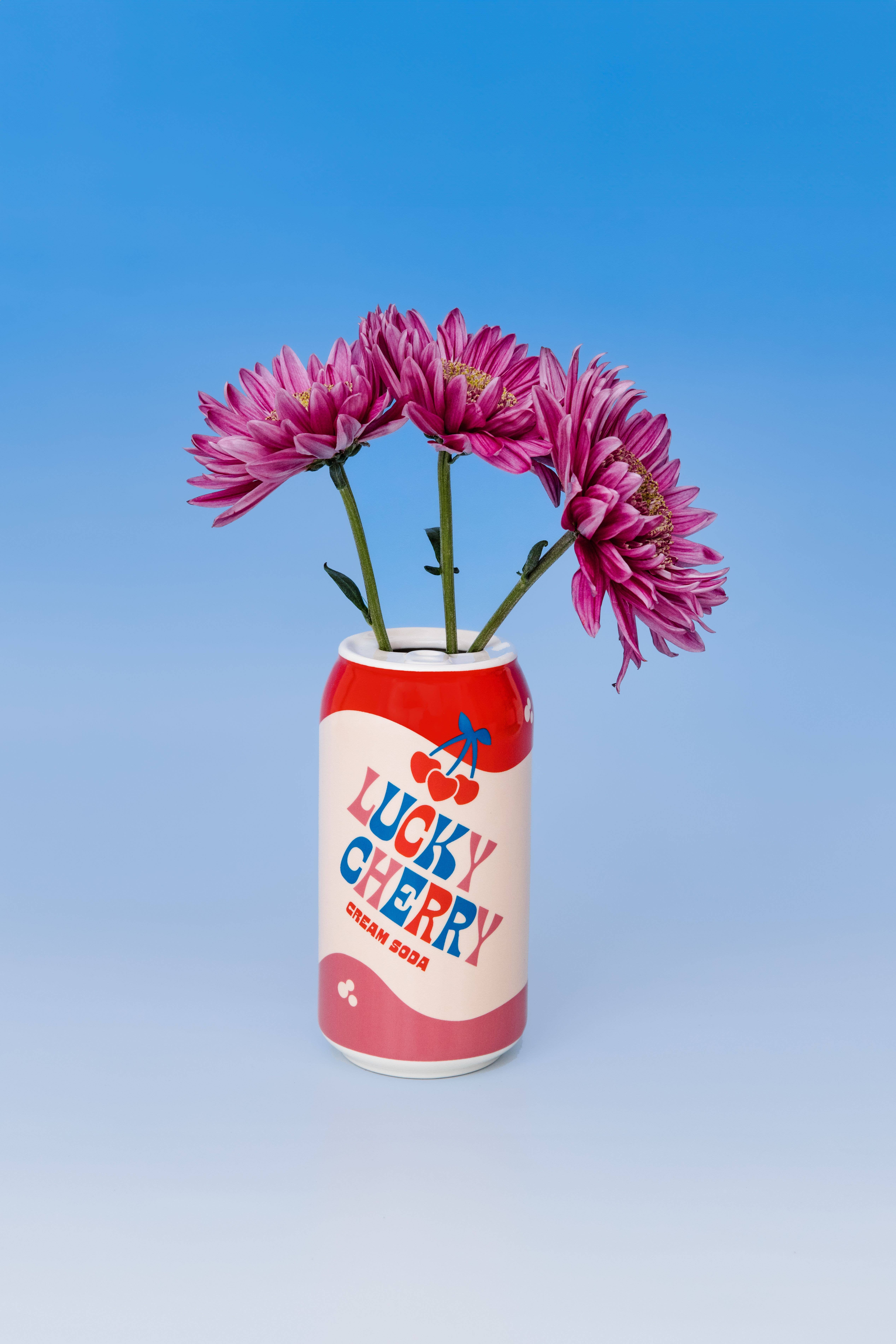 Ban.do - Wholesale Vase - Ceramic Vase, Lucky Cherry Cream Soda