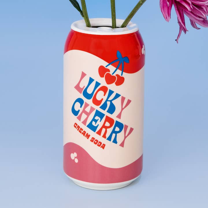 Ban.do - Wholesale Vase - Ceramic Vase, Lucky Cherry Cream Soda0