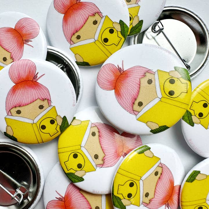 Rather Puckish - Wholesale Lapel Pin/Button - Puckish pinback button1