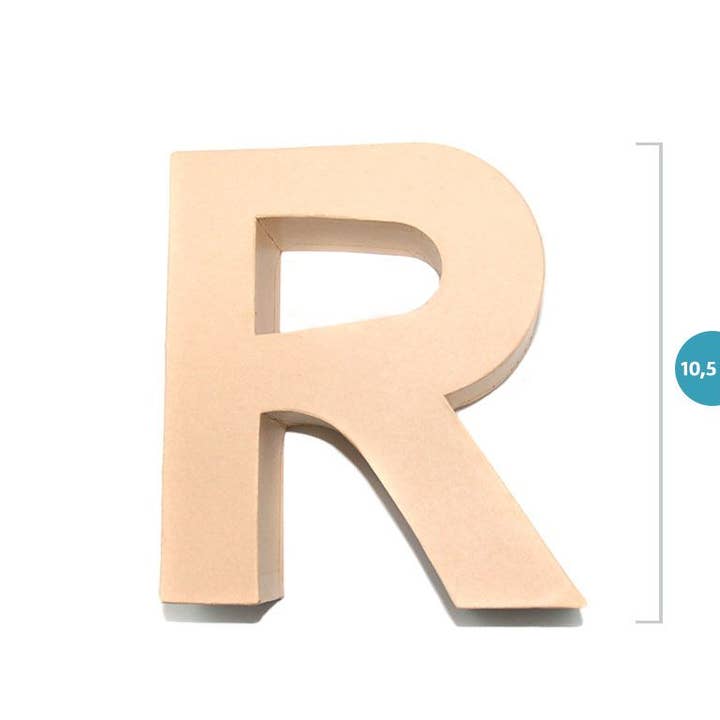 Aktual / Dekora Import S.A - Wholesale Decorative Tabletop Object - SCRAP PAPER LETTER SMALL 'R'