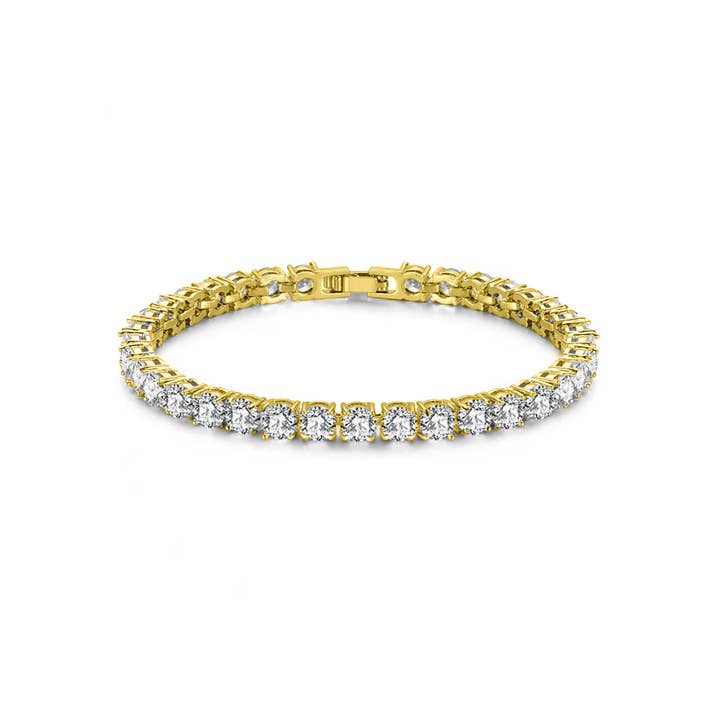 Round Cubic Zirconia Tennis Bracelet for wholesale by NY Jewelry House