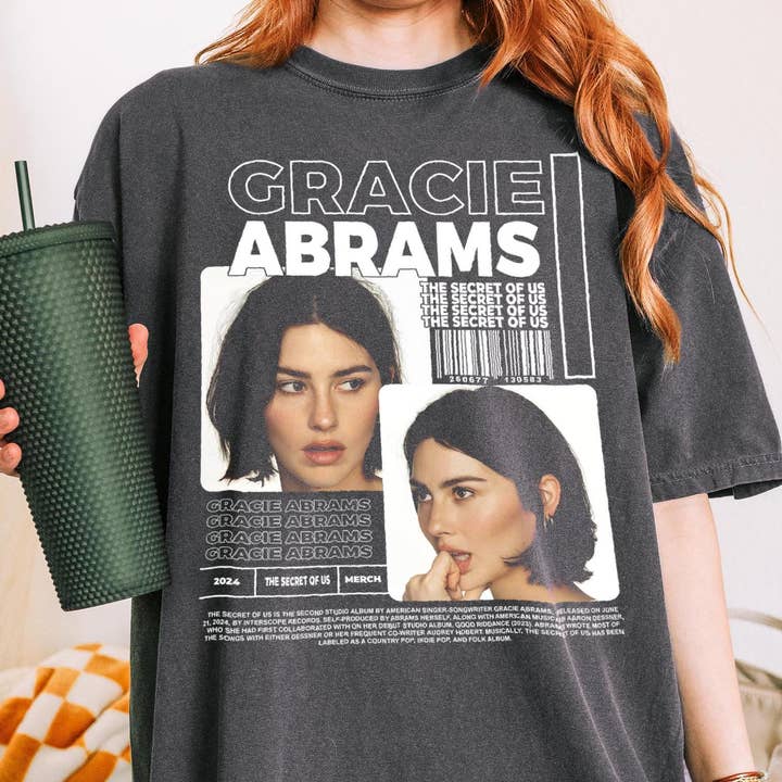 SONDO DESIGN LTD – wholesale T-shirt (graphic) – women's – Gracie Abrams Fan Shirt, The Secret Of Us Tour 2024 Shirt0