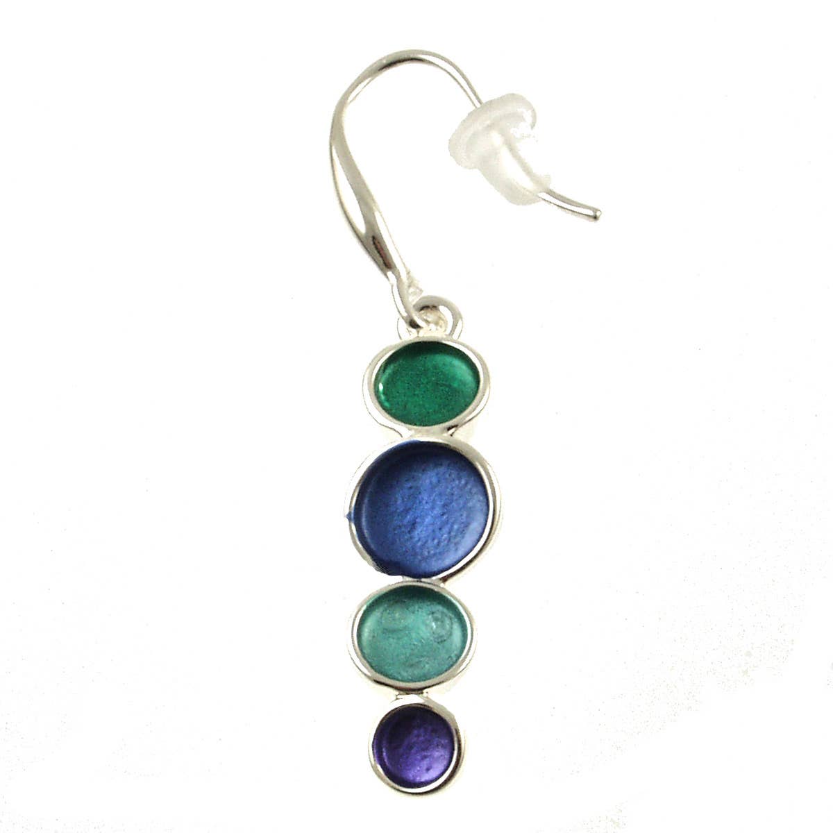 Origin Jewelry - Vente Boucles d'oreilles pendantes - Rangée de points, boucles d'oreilles pendantes, plusieurs couleurs,8