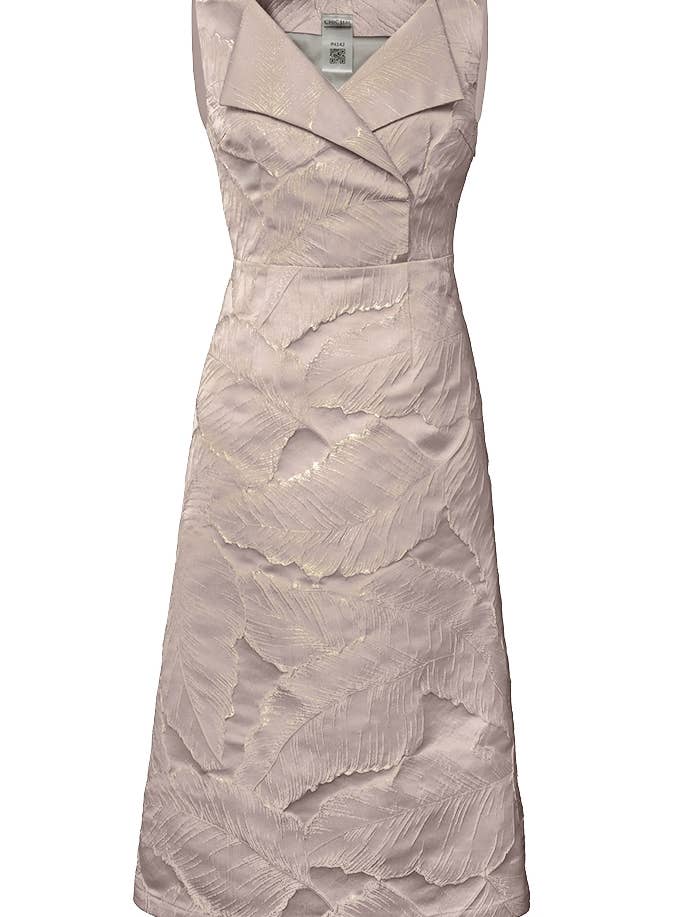 Robe en jacquard métallisé Chic Star en rose 080924 pour la vente par CHIC STAR