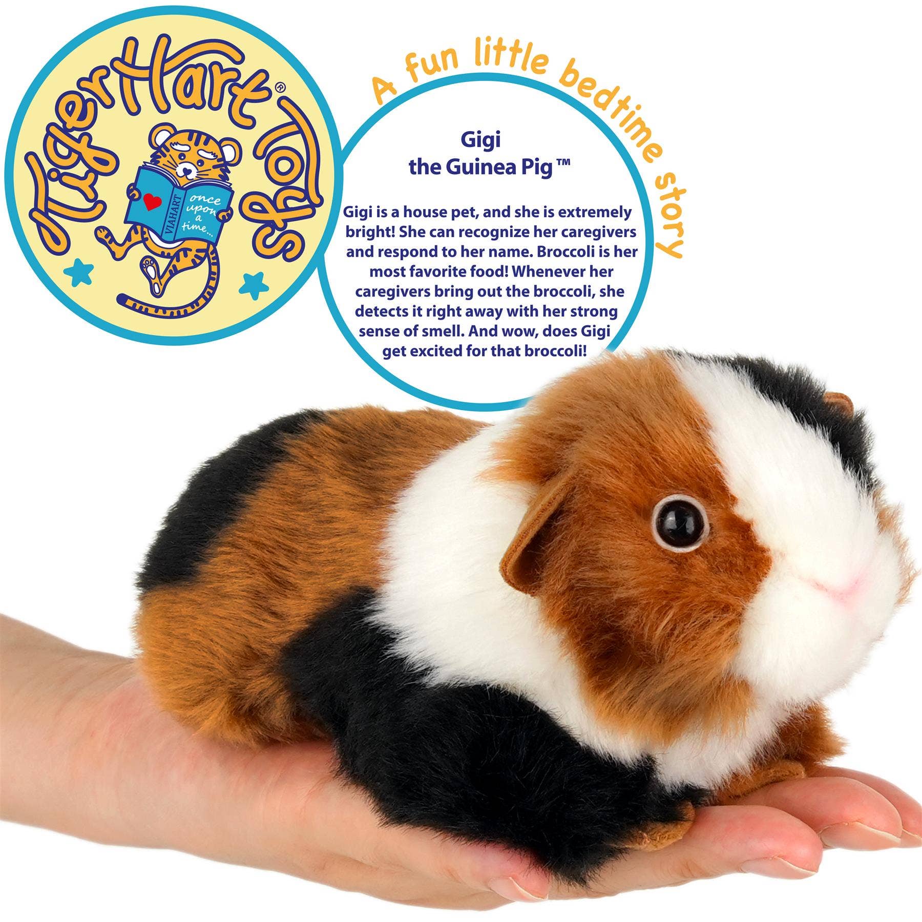 VIAHART Toy Co. - Wholesale Stuffed/Plush Toy - Kids & Baby - Gigi The Guinea Pig | 7 Inch Stuffed Animal Plush2