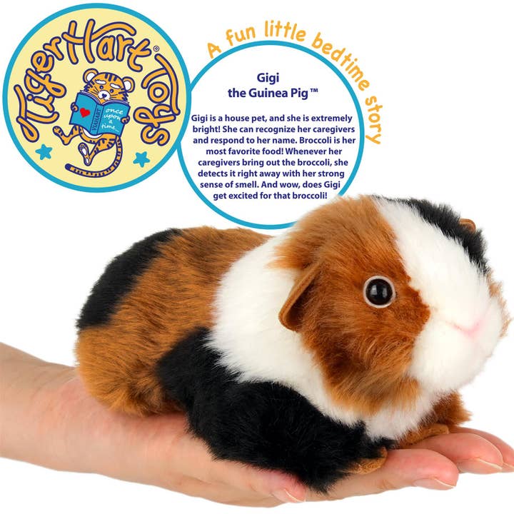 VIAHART Toy Co. - Wholesale Stuffed/Plush Toy - Kids & Baby - Gigi The Guinea Pig | 7 Inch Stuffed Animal Plush2