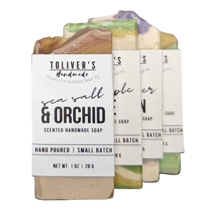 Toliver's Handmade - Wholesale Bar Soap - Hotel, Bed & Breakfast, Resort Guest Soaps - Case of 120