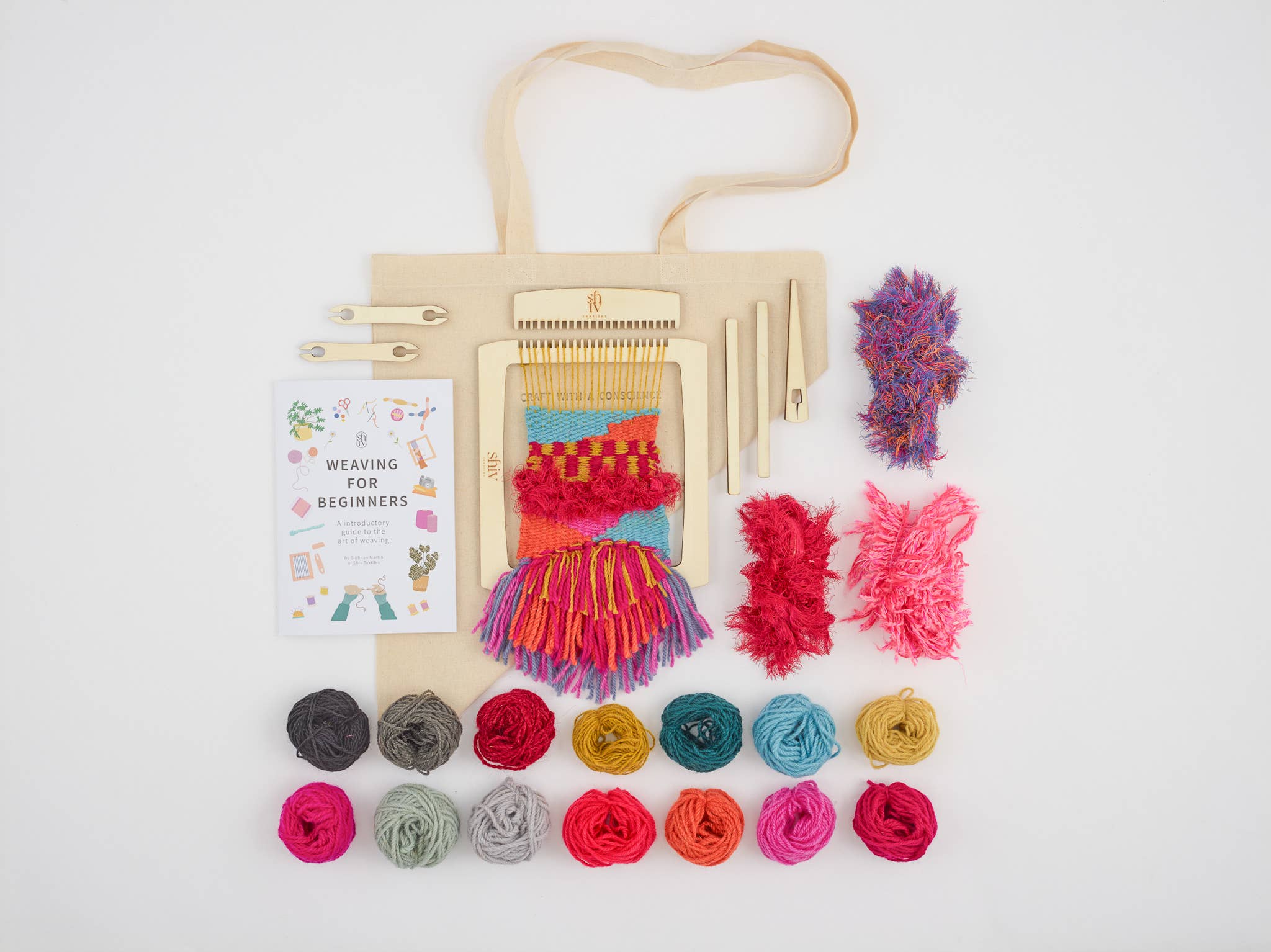 Shiv Textiles - Wholesale DIY Craft Kit - Beginners Weaving Kit5