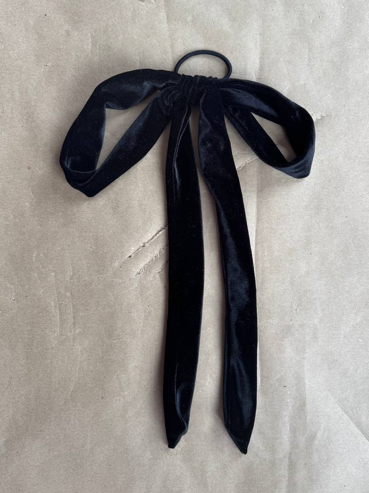 Échantillon - Boucle en velours noir for wholesale by Gibou