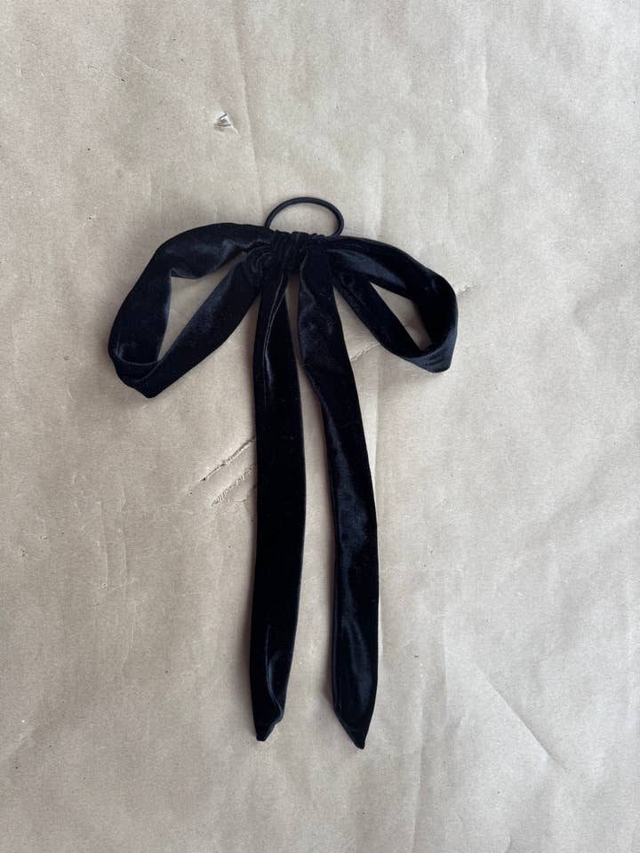 Échantillon - Boucle en velours noir for wholesale by Gibou