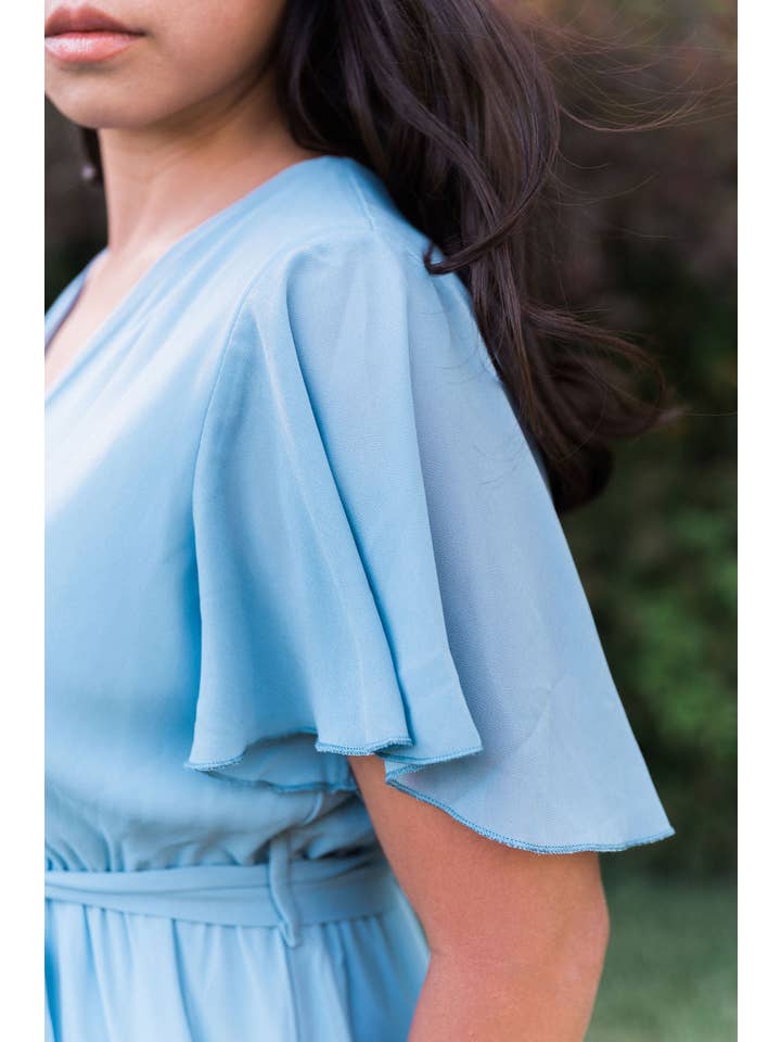 Peony Alley - Vendita all'ingrosso Vestito - Donna - Abito midi tinta unita color ambra1