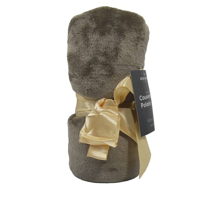 BOD HOME - Wholesale Throw Blanket - SOFT MARROM ACINZENTADO BLANKET1