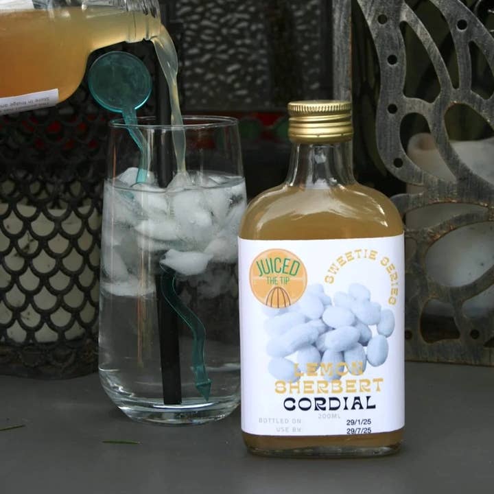 Juiced the Tip – wholesale Flavoured syrup – Lemon Sherbet Cordial - Natural Cordial - 200ml