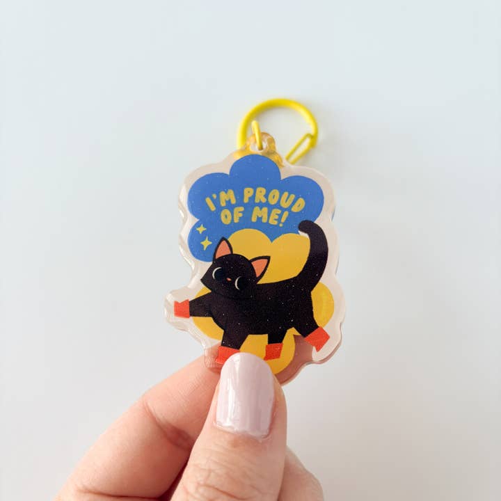 goyangii – wholesale Keychain – Unisex – Proud of Me Glitter Acrylic Keychain1