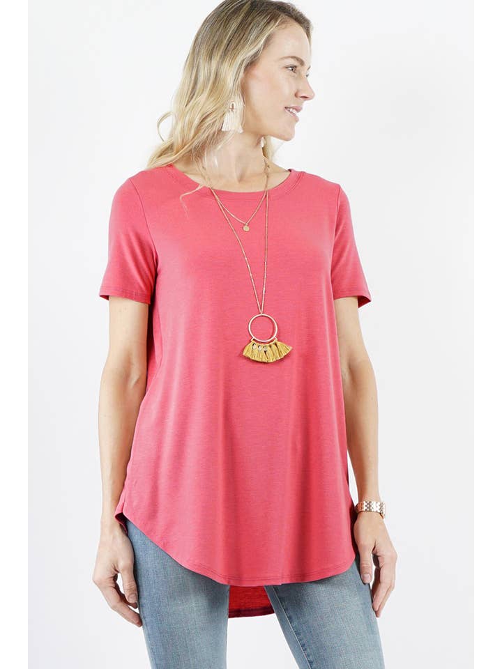 42POPS - Wholesale Knit Top - Women's - `.Short Sleeve Rayon Jersey Tee11