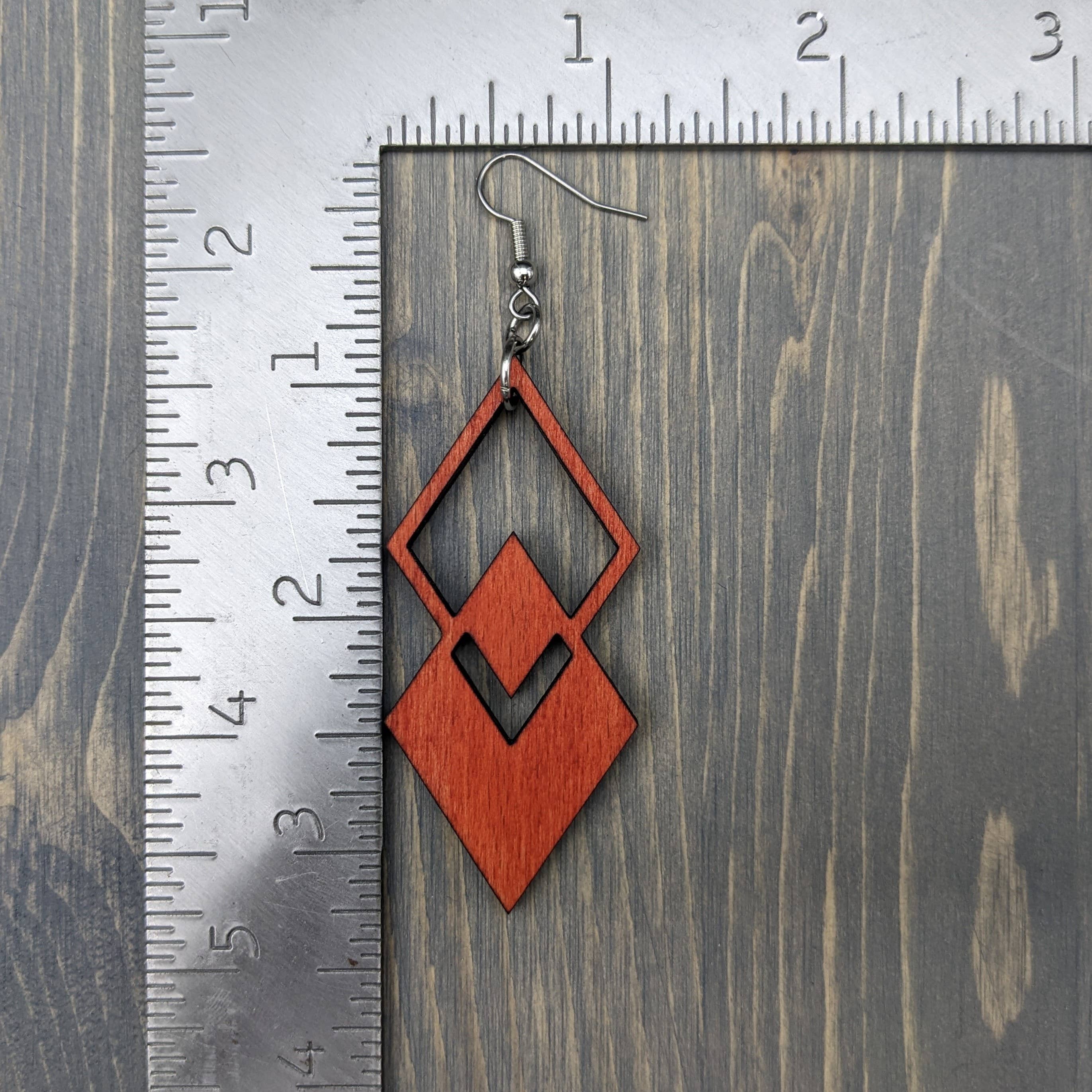 The Forest and Forge - Wholesale Dangle Earrings - Argyle Wood Earrings4