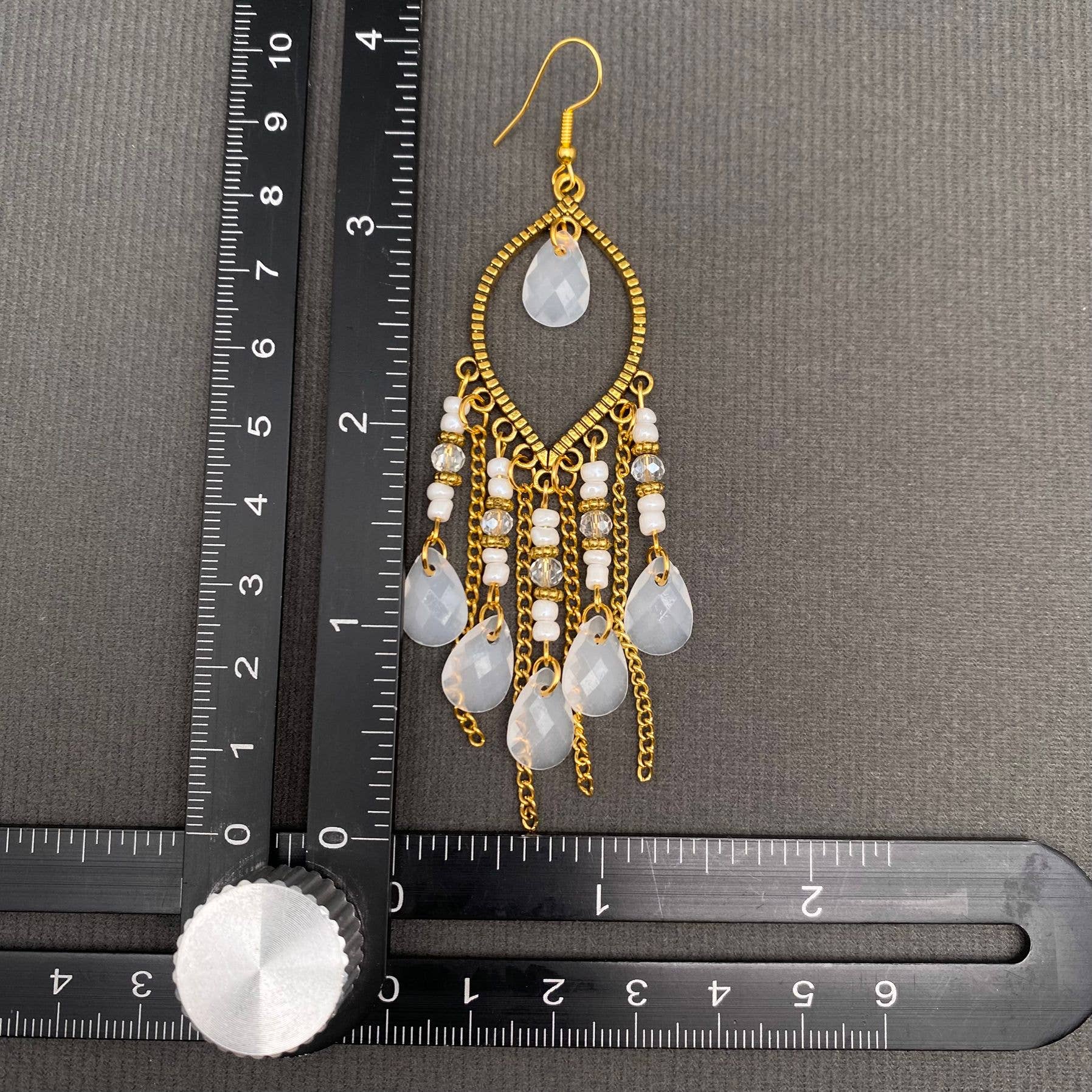 Mio Queena - Vente Boucles d'oreilles pendantes - Boucles d'oreilles pendantes à pampilles blanches de styles variés20