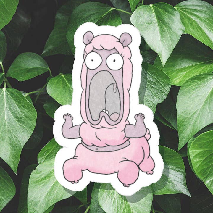 Adesivo satinato Existential Crisis per la vendita all'ingrosso da parte di Sierra Green Artistry 333