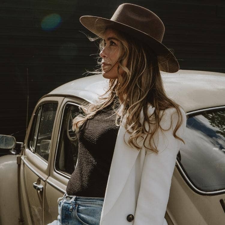 Sandoval Hats - Wholesale Fedora - Women's - Tlaquepaque · Brown fedora wide brim11