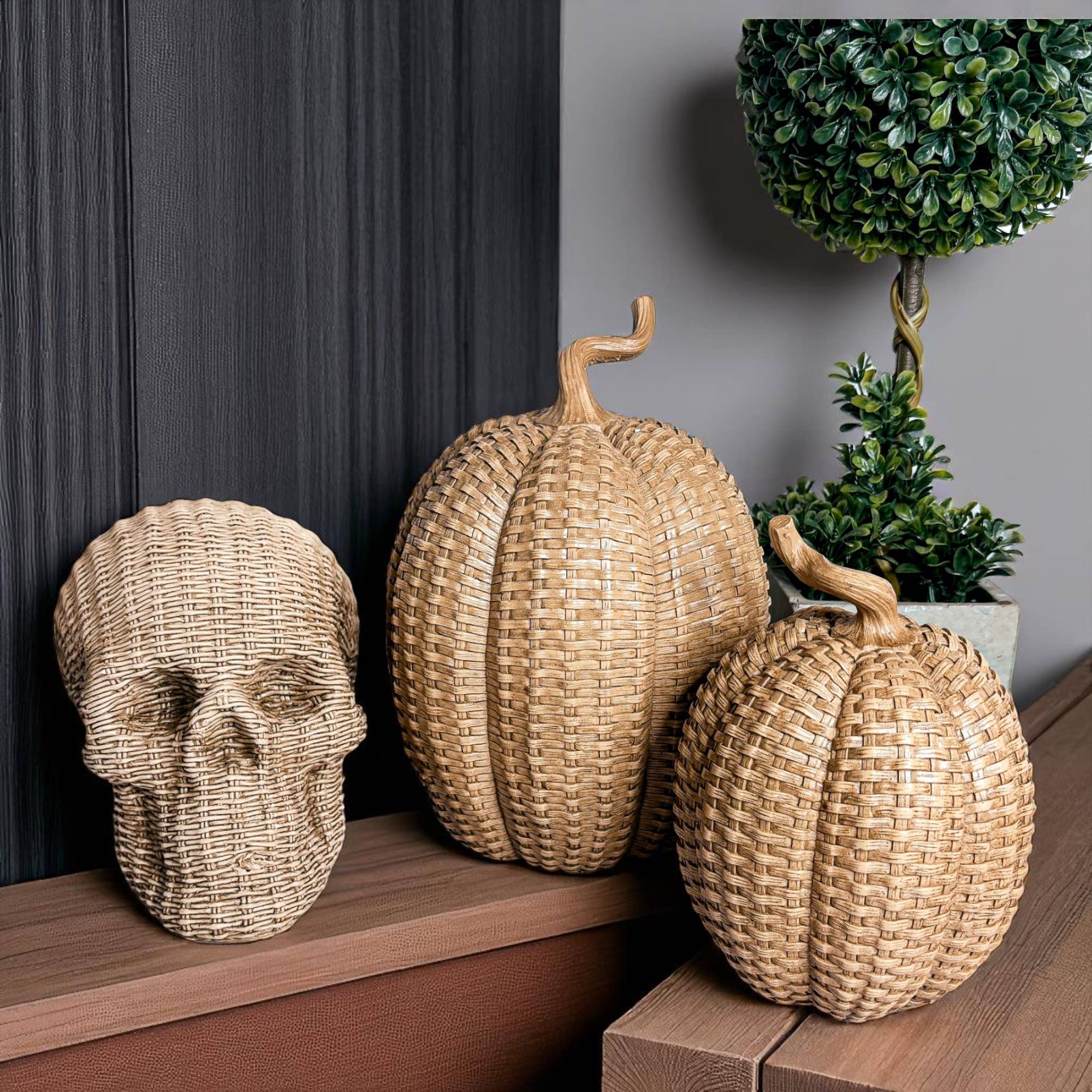 Gia Roma - Wholesale Decorative Figurine - Pumpkin Decorations, 3 sizes, Resin Fall + Halloween Gifts 29