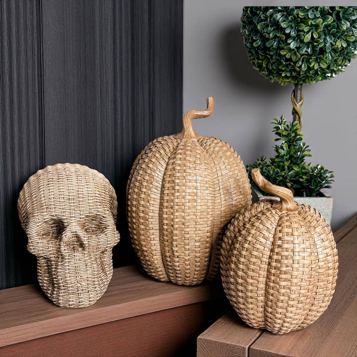 Gia Roma - Wholesale Decorative Tabletop Object - Resin Pumpkins, Cottage Fall Home Decor Luxury Handmade 42