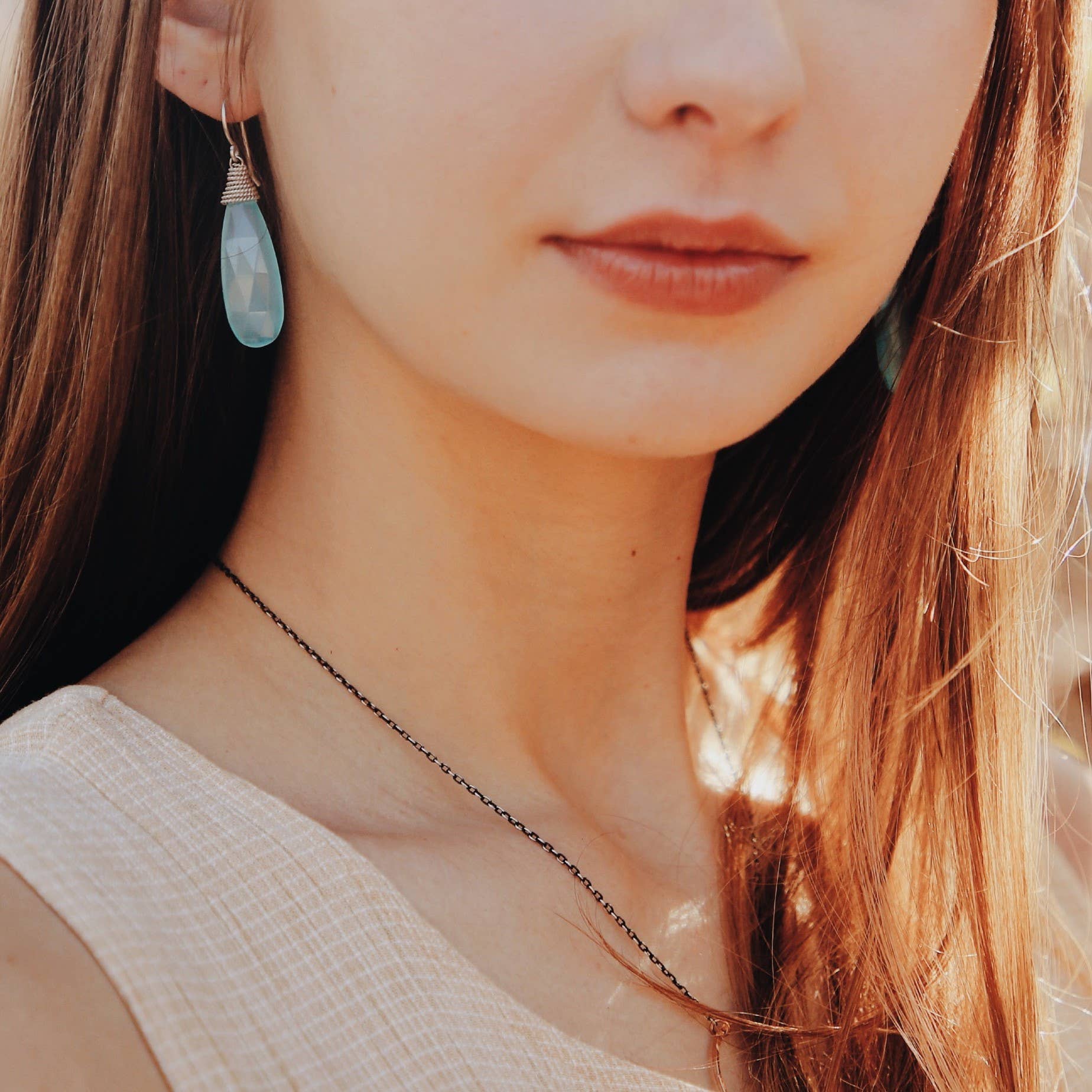 Laura J Designs - Vente Boucles d'oreilles pendantes - Boucles d'oreilles Tsunami2