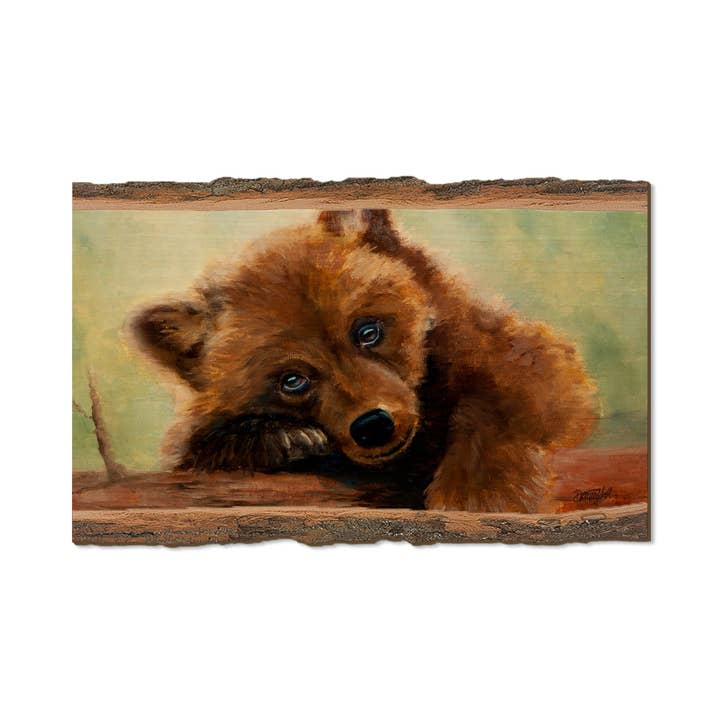 Bear Cub - Wood Magnets & Postcards for wholesale by DaydreamHQ