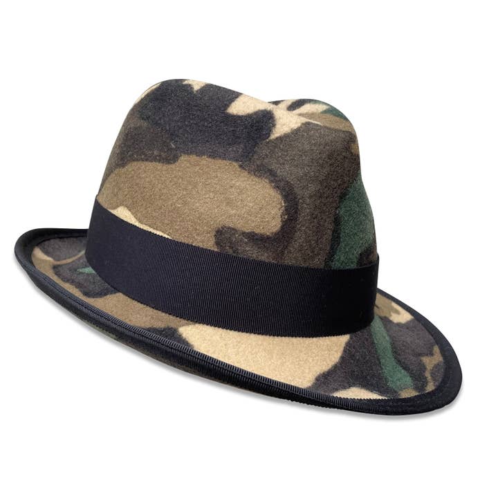 Cha Cha's House of Ill Repute – wholesale Fedora - Unisex – Camo Fedora