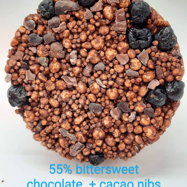 Paktli Foods - Wholesale Chocolate Covered Sweets - Mexican Alegrias - Dark Chocolate + Ancient Grains