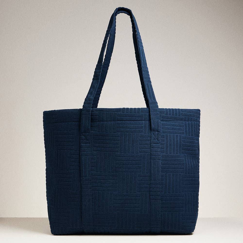 Sensibling Corp. - Wholesale Tote Bag - Women's - Grid Pattern Everyday Tote Bag18
