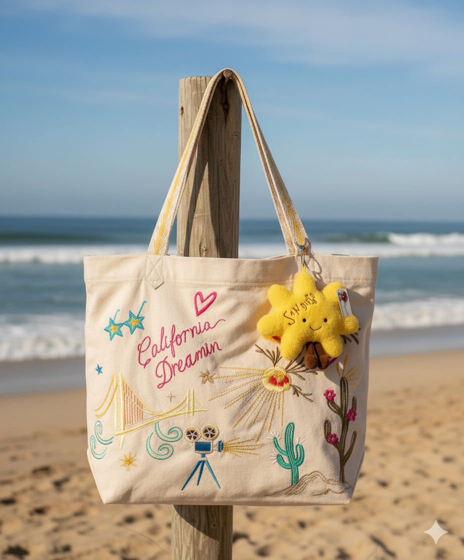 La Ranchita's - Wholesale Keychain - Unisex - San Diego Sun Plush + Bag Charm + San Diego Hat 0