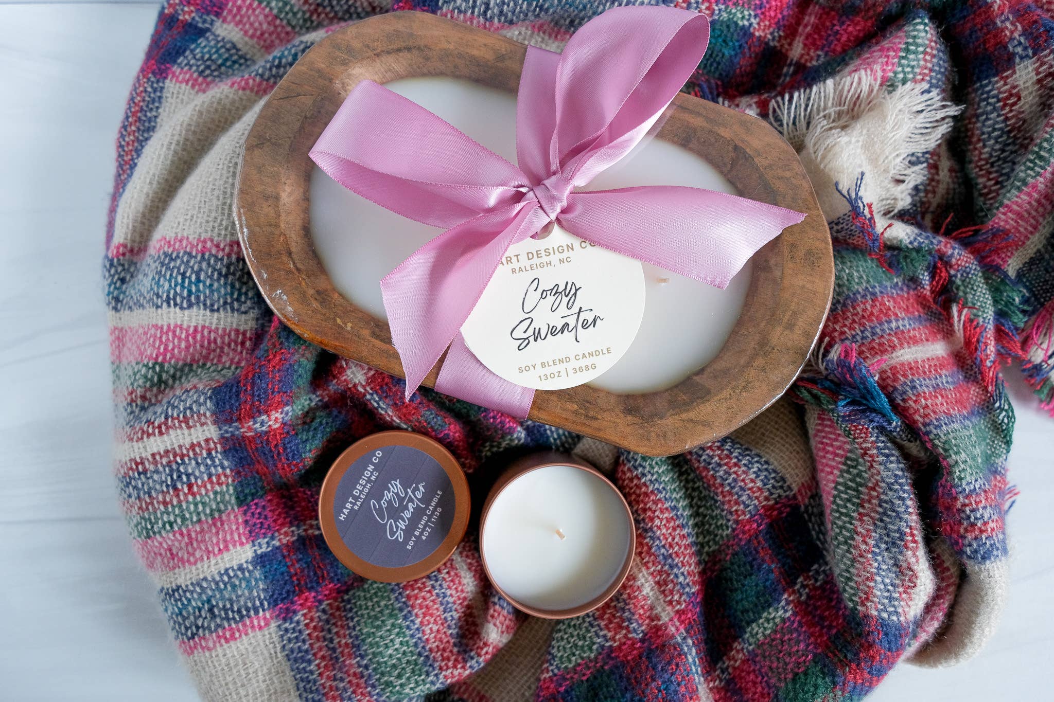 Hart Design Co - Vente Bougie en bocal - Bougie Pull Douillet | Collection Ski Haus7