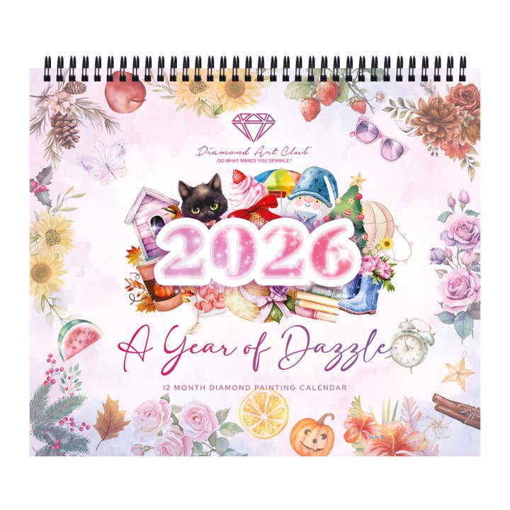 2026 Diamond Painting Calendar for wholesale by Diamond Art Club
