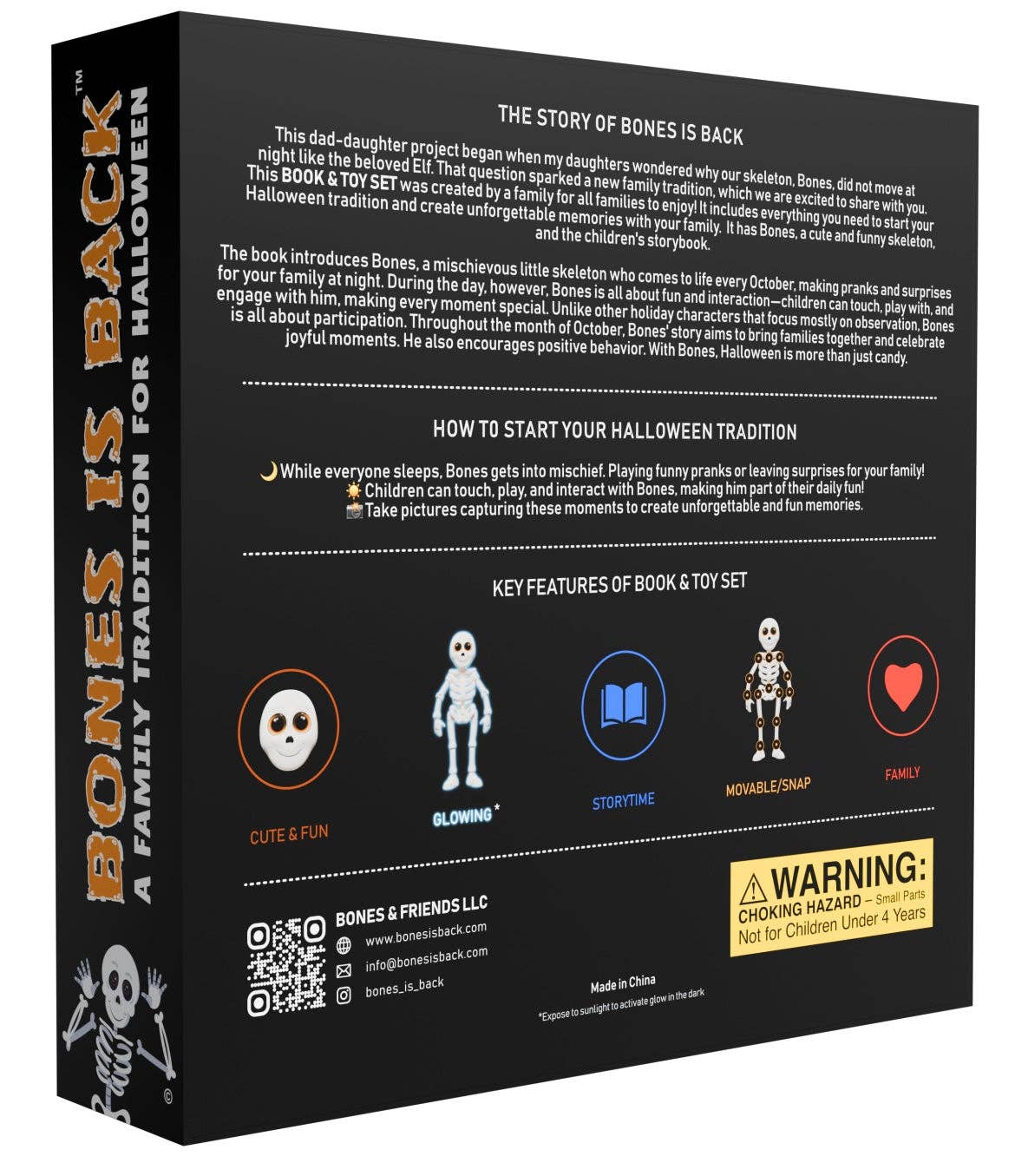 Bones is Back - Wholesale Book - Kids - Book & Toy Set2