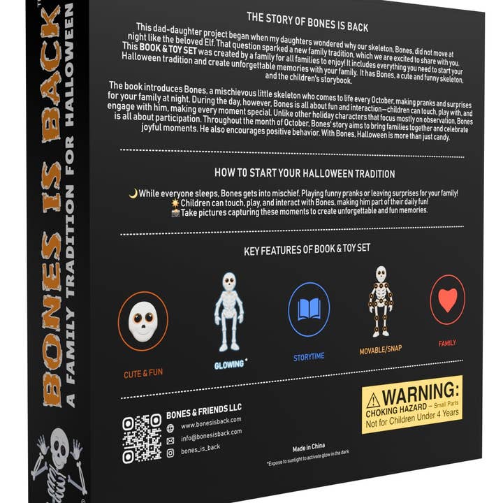 Bones is Back - Wholesale Book - Kids - Book & Toy Set2