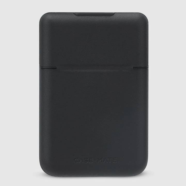 Black MagSafe Leather Flip Wallet for wholesale on Faire1